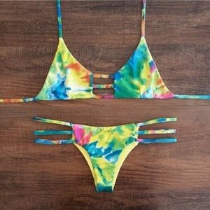 SOLD || Tie Dye Bikini Set